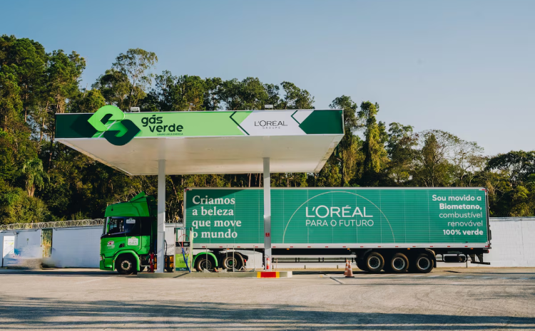  L’Oréal e Gás Verde parceiras na descarbonização do transporte da fábrica ao varejo 